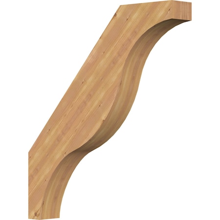 Ekena Millwork 5 1/2"W x 36"D x 40"H Funston Smooth Knee Brace, Western Red Cedar BRC06X36X40FST00SWR